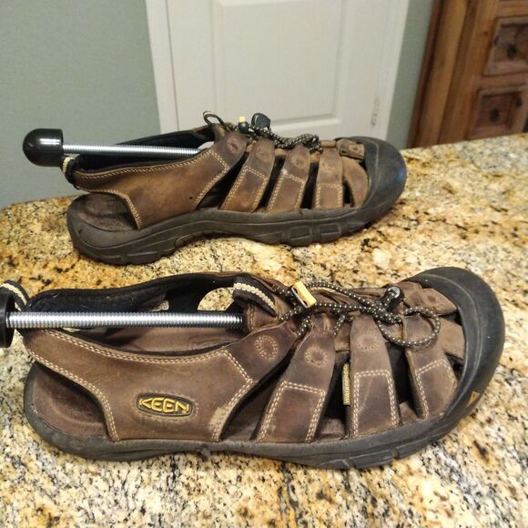 Keen Newport Waterproof Bison Brown Leather Sport Hiking Sandals Men’s Size 13 main image 8